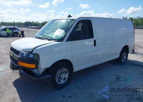 2019 Chevrolet Express 2500 Work Van from USA, damaged, VIN 1GCWGAFP7K1365031